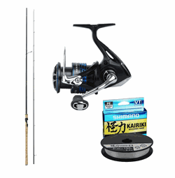 Westin W2 spin 9,0 fod -7/30 gr / Shimano Nexave FI 3000 + Fletline